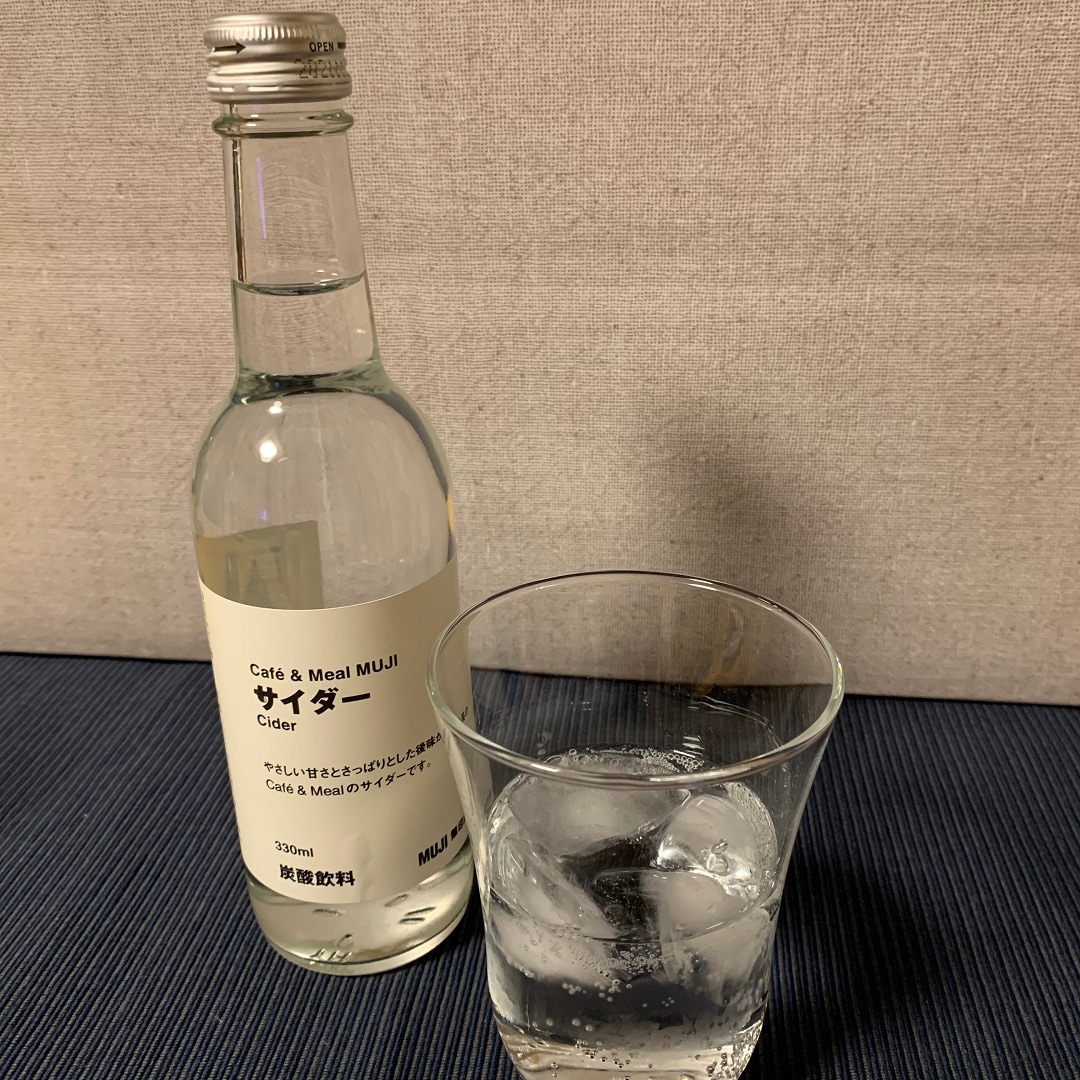 【MUJI to GO 新千歳空港】 シュワっとサイダー