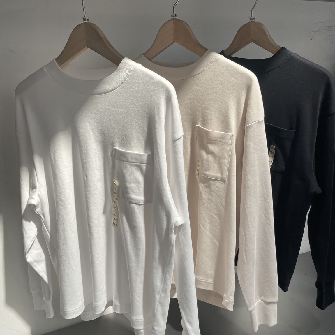 スムース編みワイド長袖Ｔシャツ