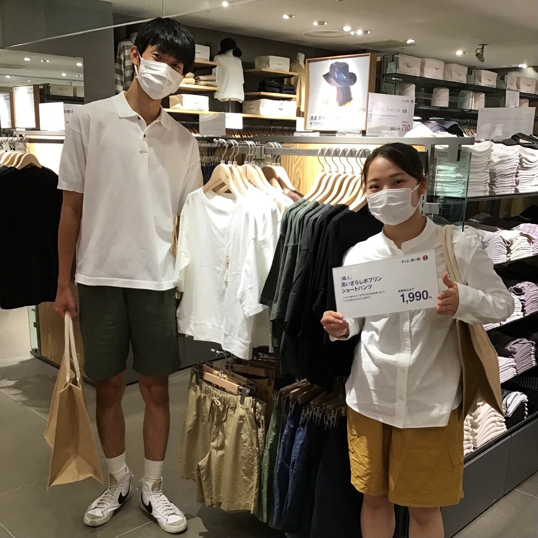 【MUJI com アトレ大森】ポプリンショートパンツ