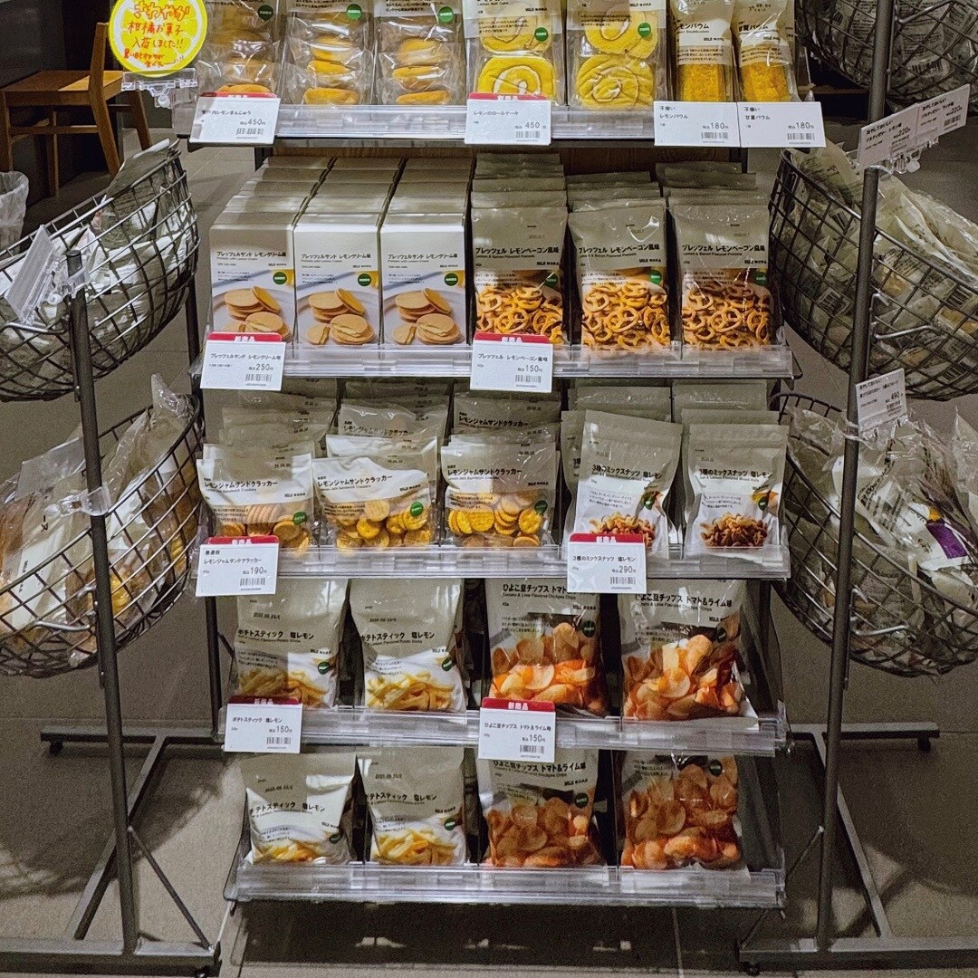 【無印良品 500 アトレ大森】爽やかお菓子たくさんです
