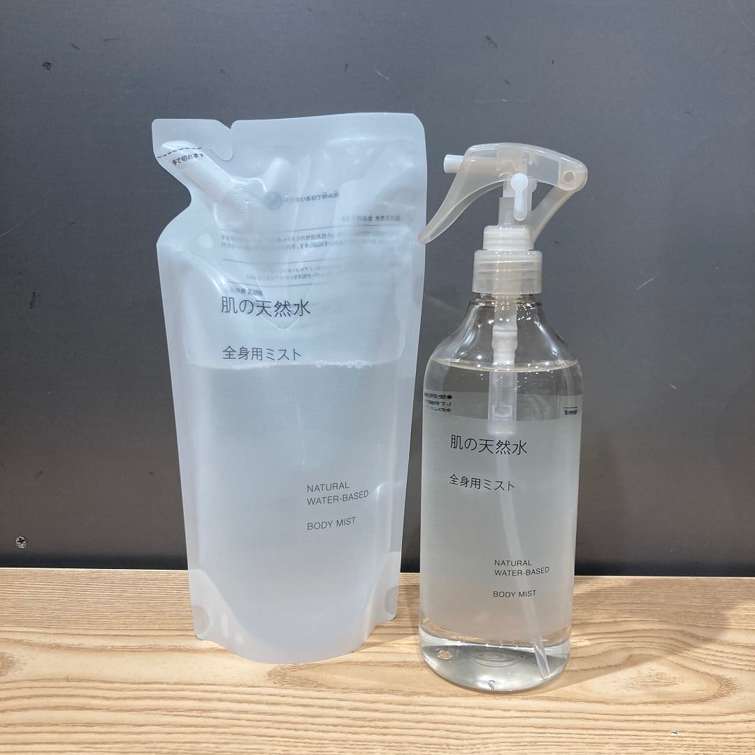 京都ポルタ】「肌の天然水 全身用ミスト」のご紹介｜ 無印良品