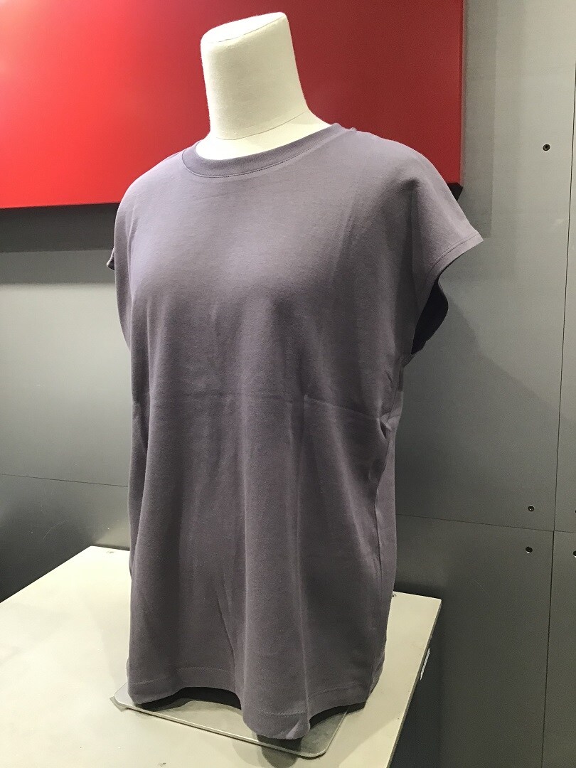 スムース編みフレンチスリーブTシャツ