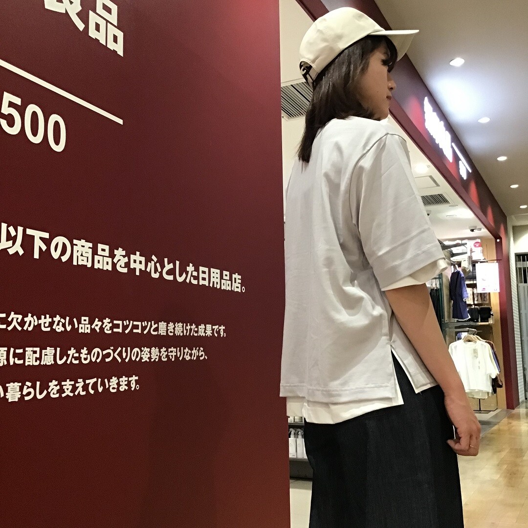涼感ワイドTシャツコーディネート２