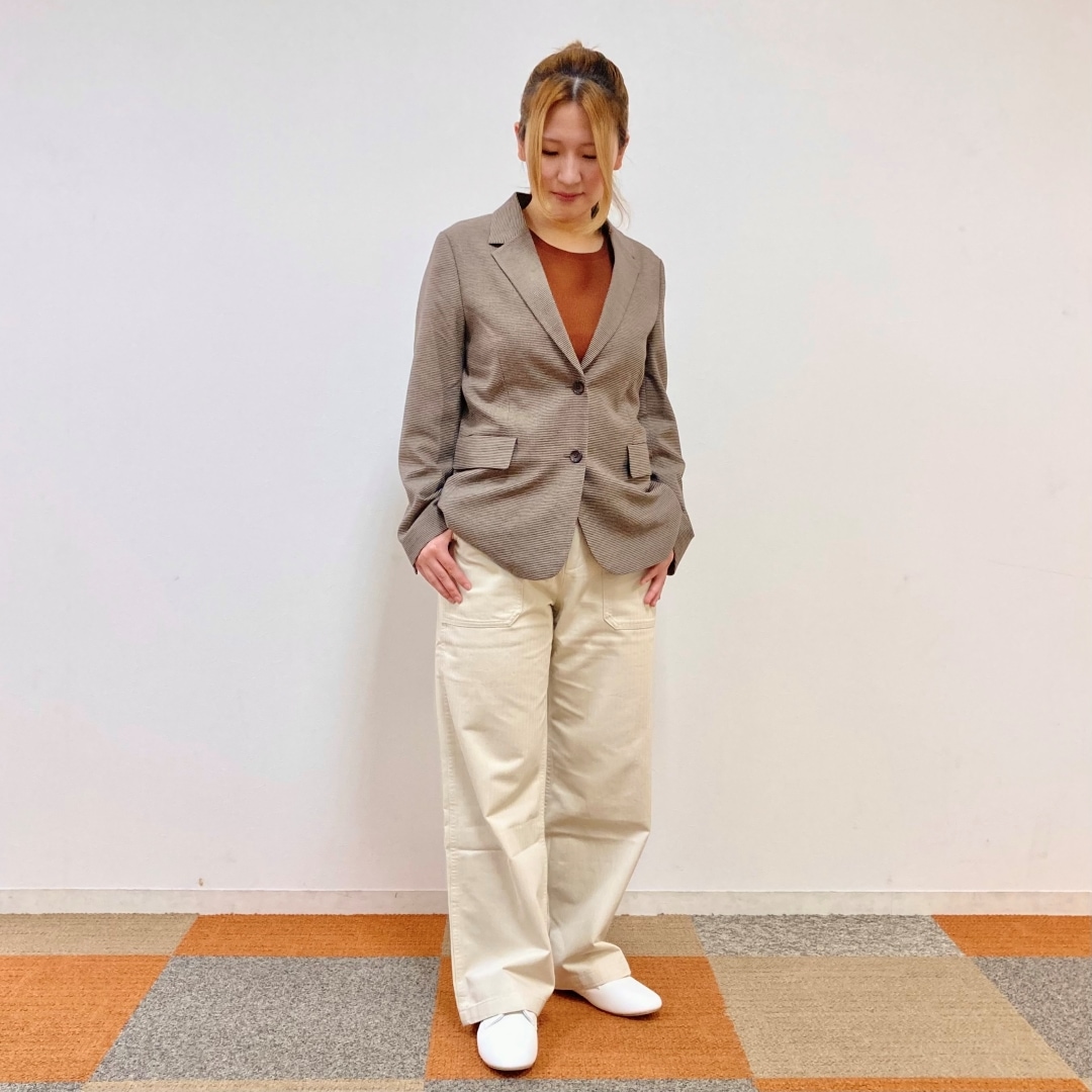 【ザ・モール仙台長町】秋らしい色味とあたたかい素材感のコーディネート