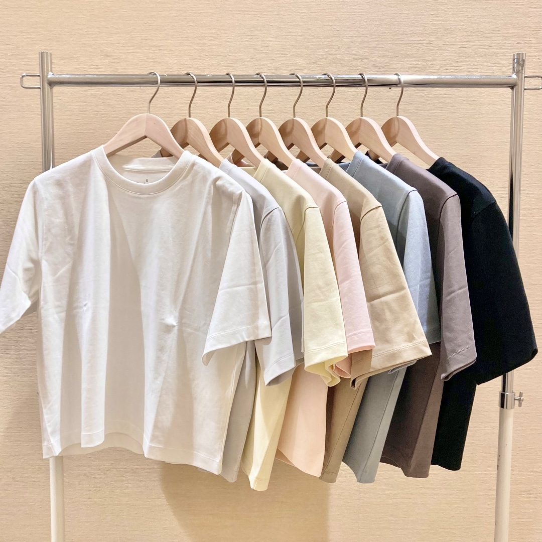 【ザ・モール仙台長町】婦人 涼感ＵＶカットクルーネックワイド半袖Ｔシャツ