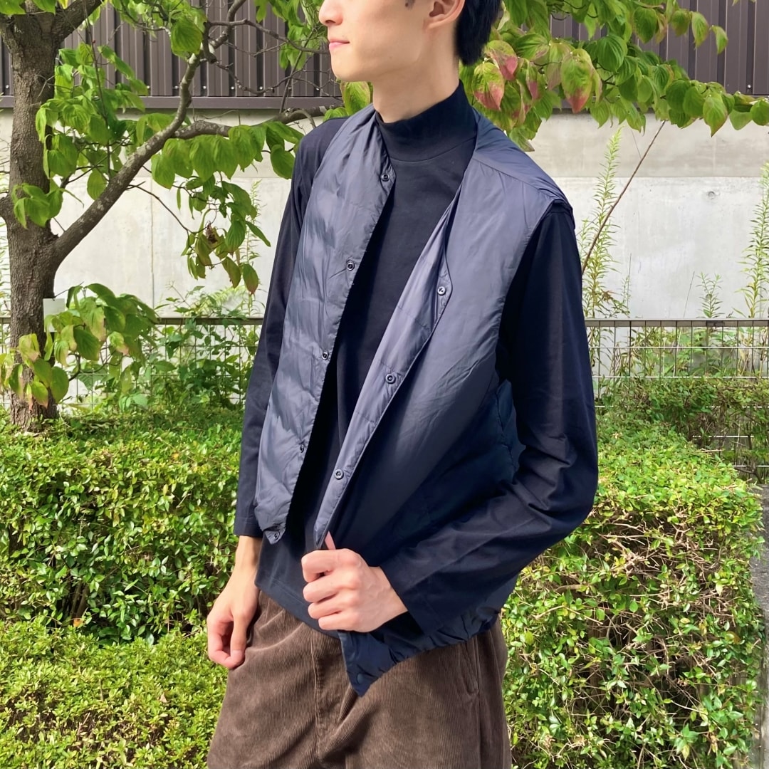 【ザ・モール仙台長町】軽量ダウンベストを取り入れることで、温度調節に困りません