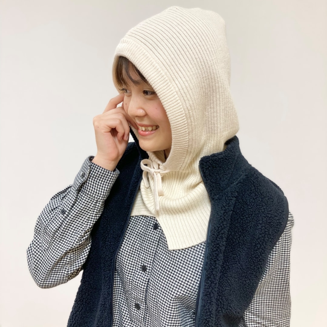 【ザ・モール仙台長町】ちょっと珍しいバラクラバを使用したコーディネート。