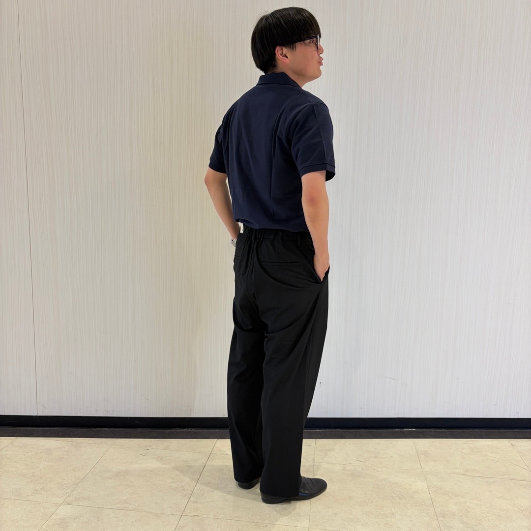 コーディネート　背面から