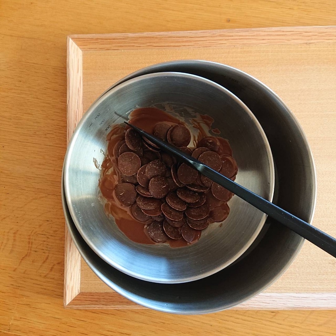 【アピタ島田】自分でつくるシリーズチョコタルトチョコレートコーチング画像