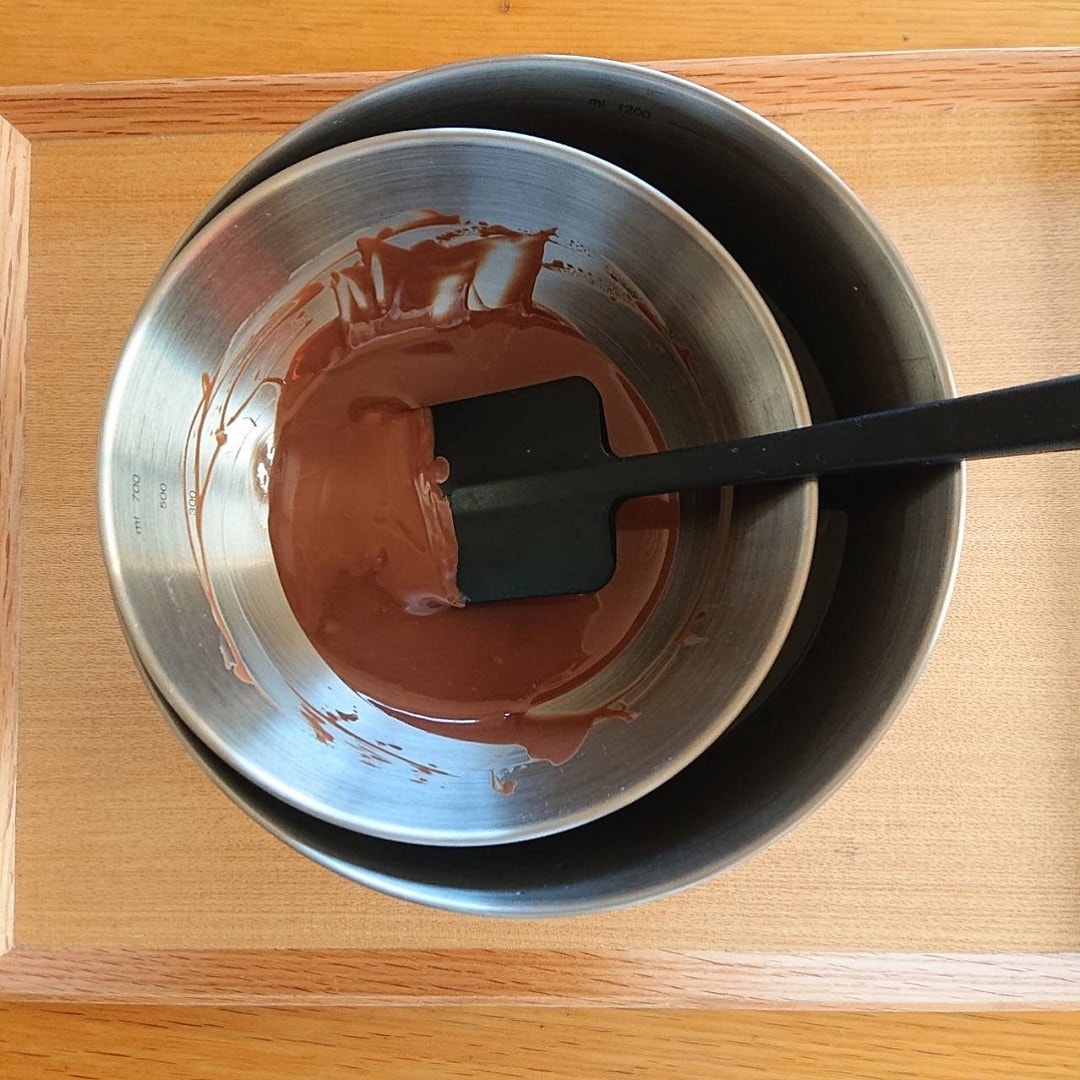 【アピタ島田】自分でつくるシリーズチョコタルトチョコレートコーチング湯せん画像
