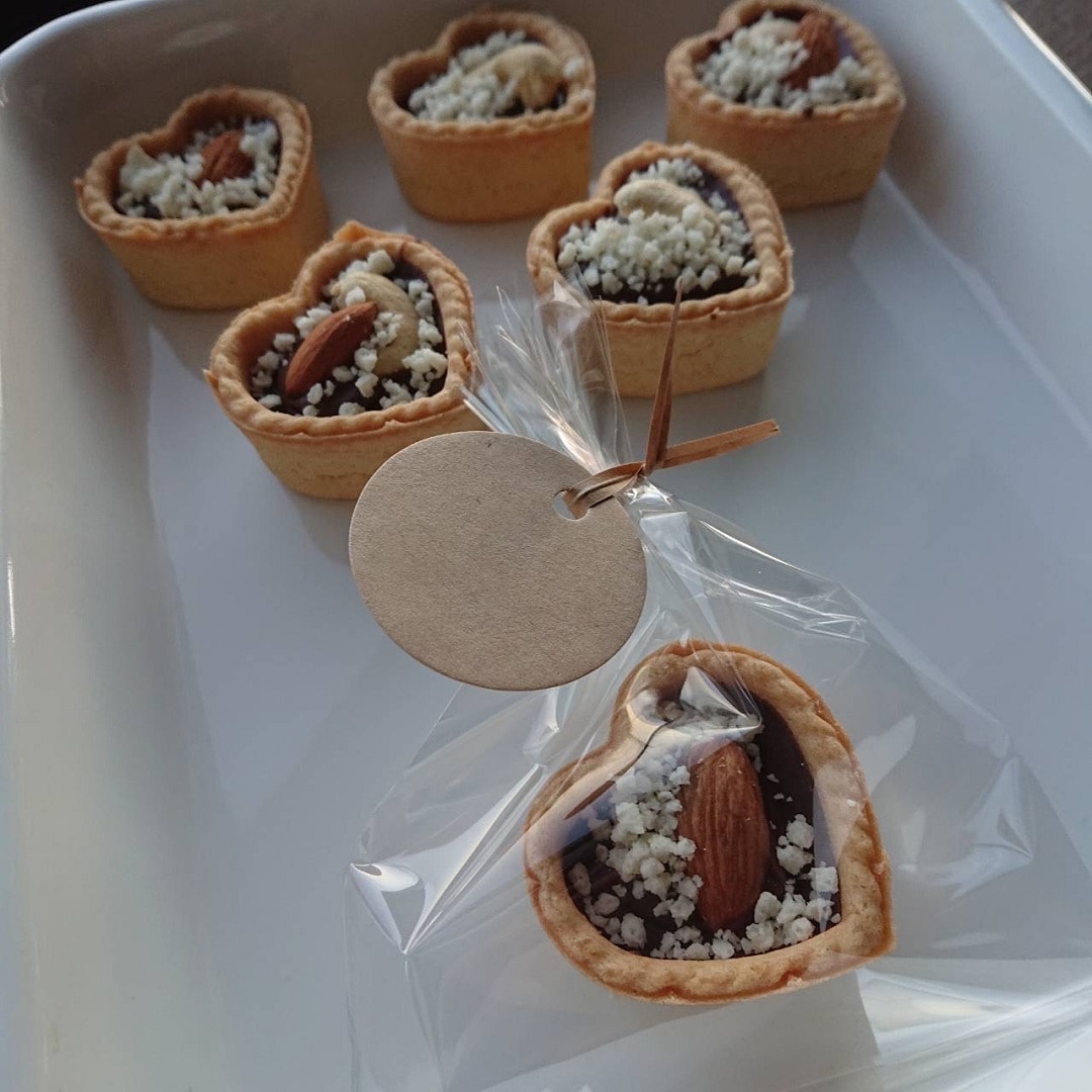 【アピタ島田】自分でつくるシリーズチョコタルトラッピングした画像