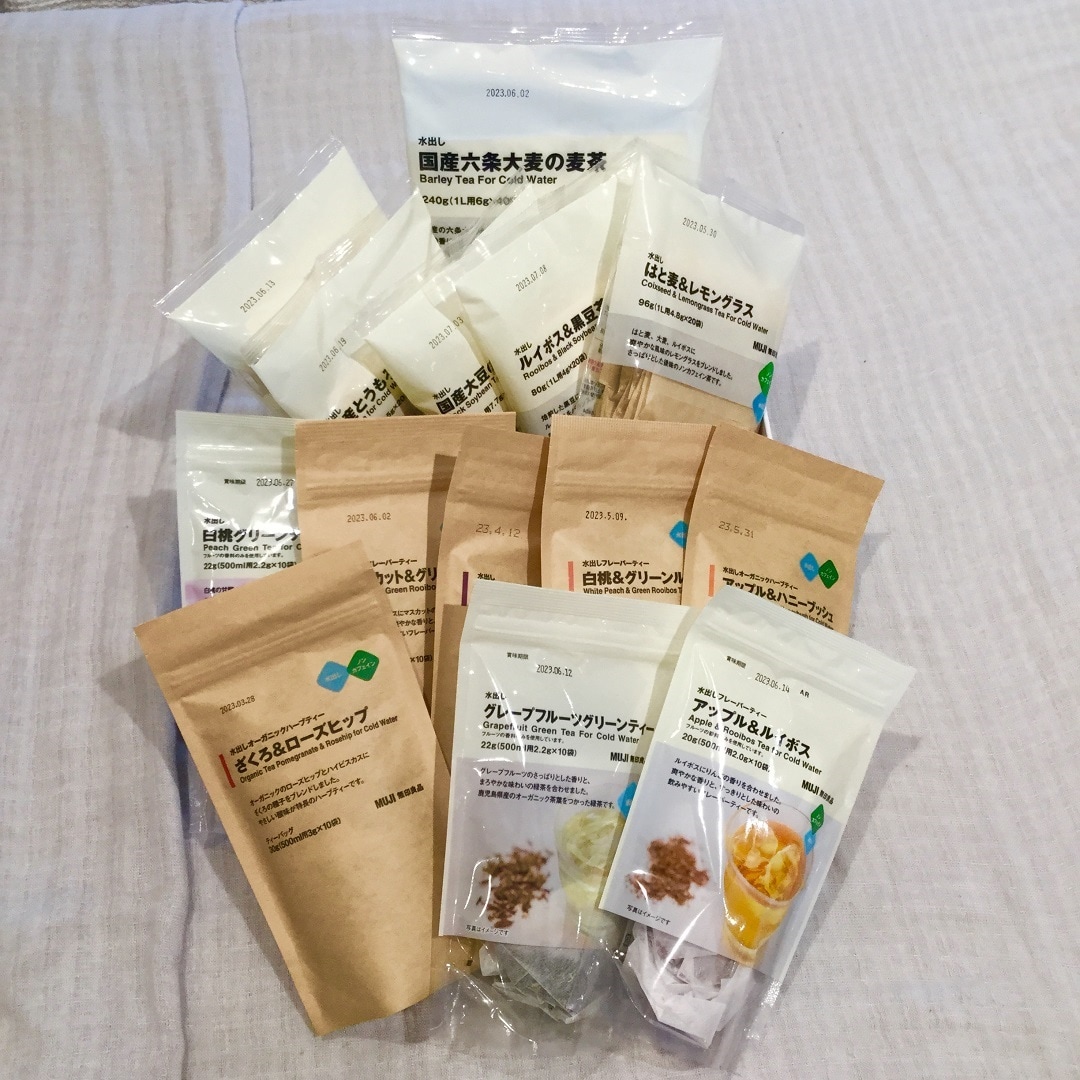 【アピタ島田】水出し茶葉各種パッケージ画像