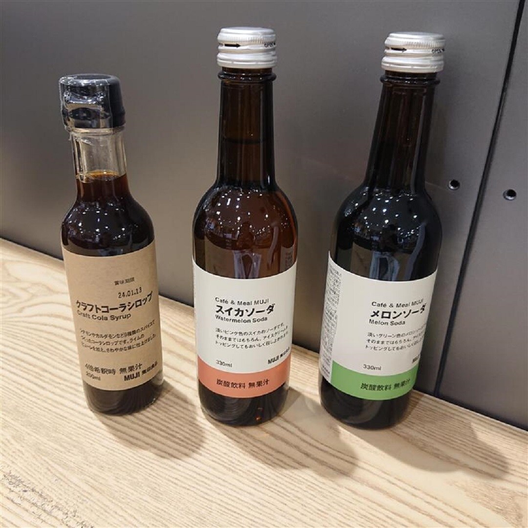【アピタ島田】クラフトコーラシロップ、スイカソーダ、メロンソーダ画像