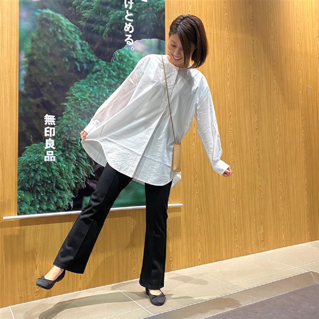 チュニックとフレアパンツを使ったコーデ