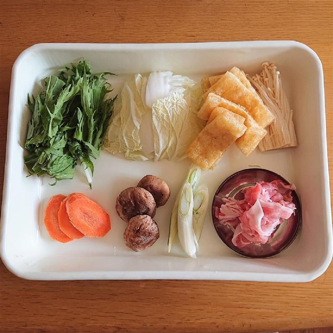 【アピタ島田】養生鍋　用意した材料