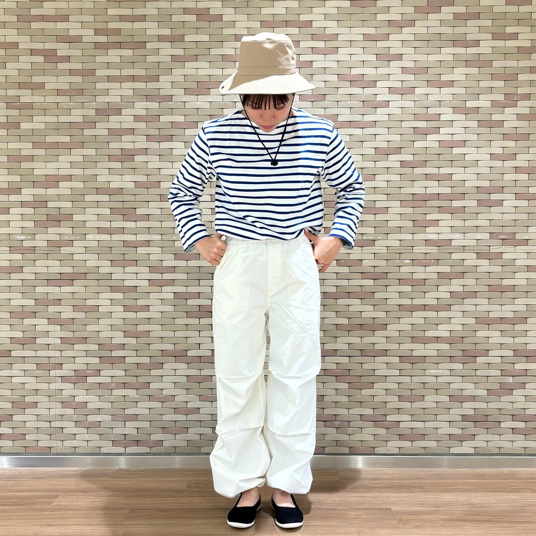 パラシュートパンツボーダーTシャツ　下
