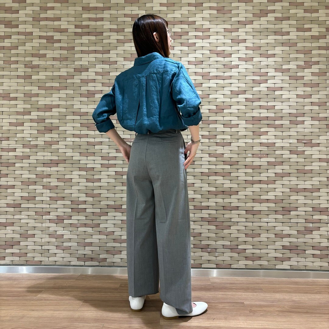 リネンシャツコーデ3
