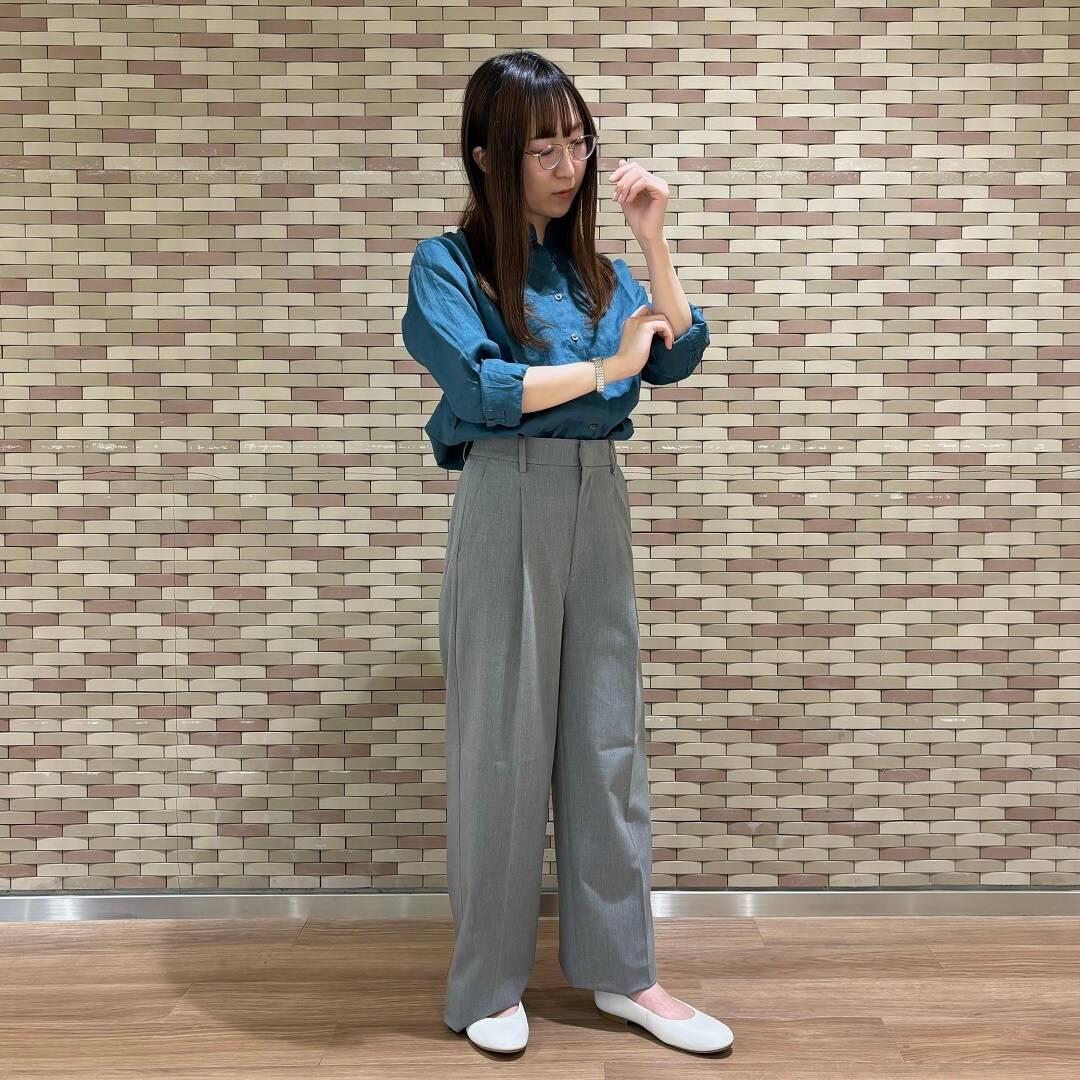 リネンシャツコーデ2