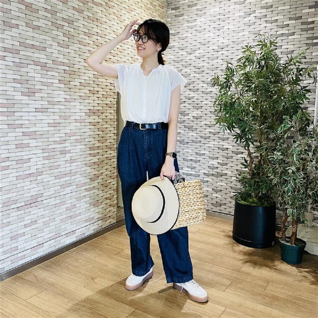 婦人強撚コーデ