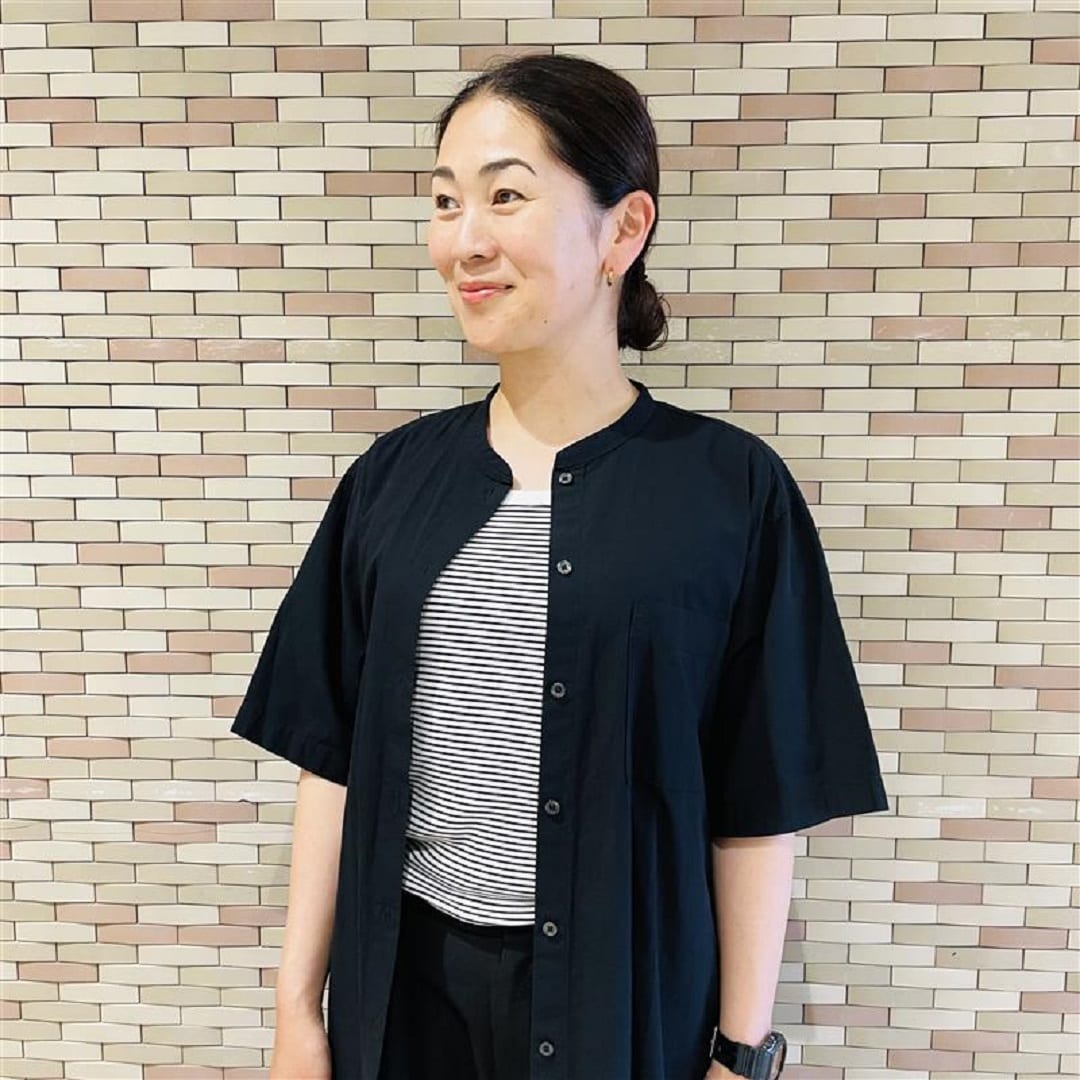 涼感シャツワンピコーデ