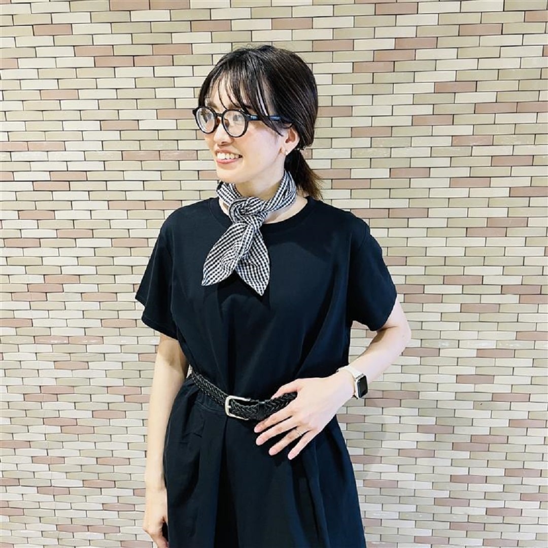 黒ワンピコーデ