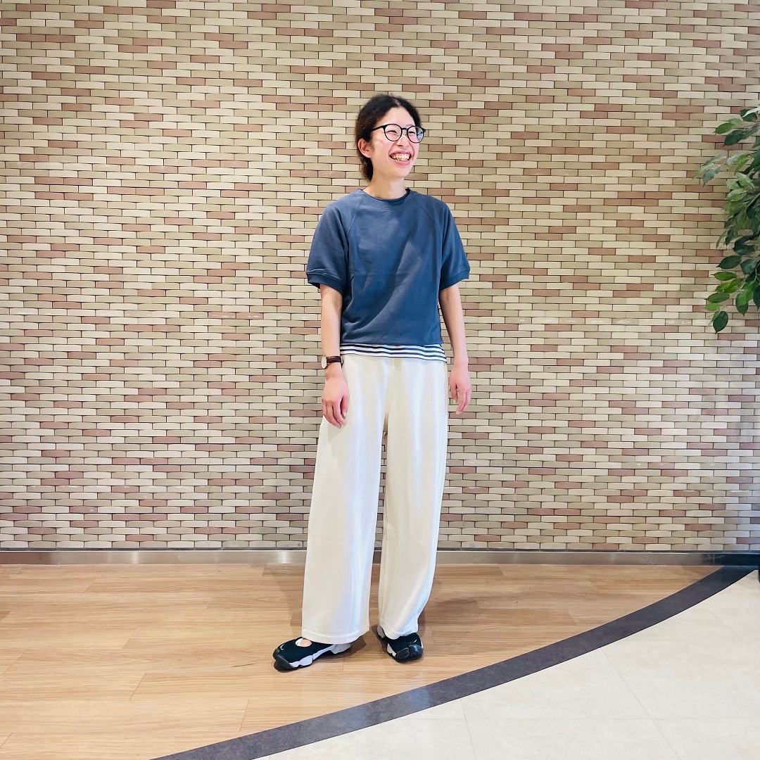 裏毛ワイドパンツ