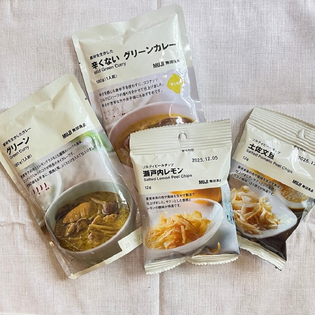 【アピタ島田】 グリーンカレー、辛くないグリーンカレー、ソルティピールチップ 商品画像
