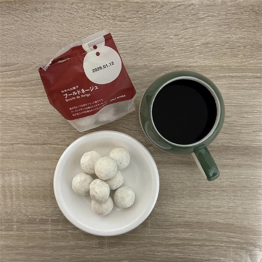 コーヒーとブールドネージュ