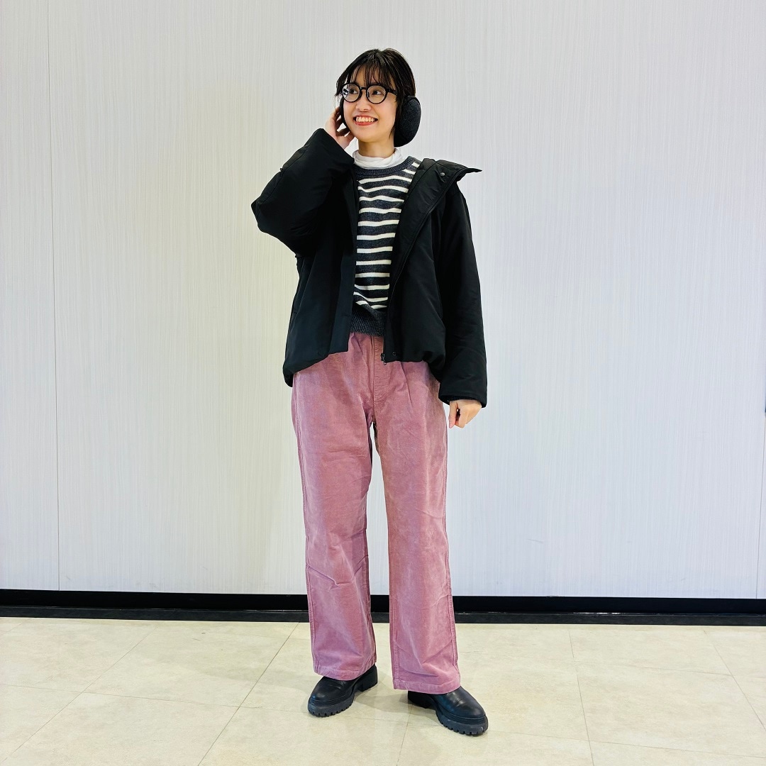 婦人ダウンジャケットコーデ