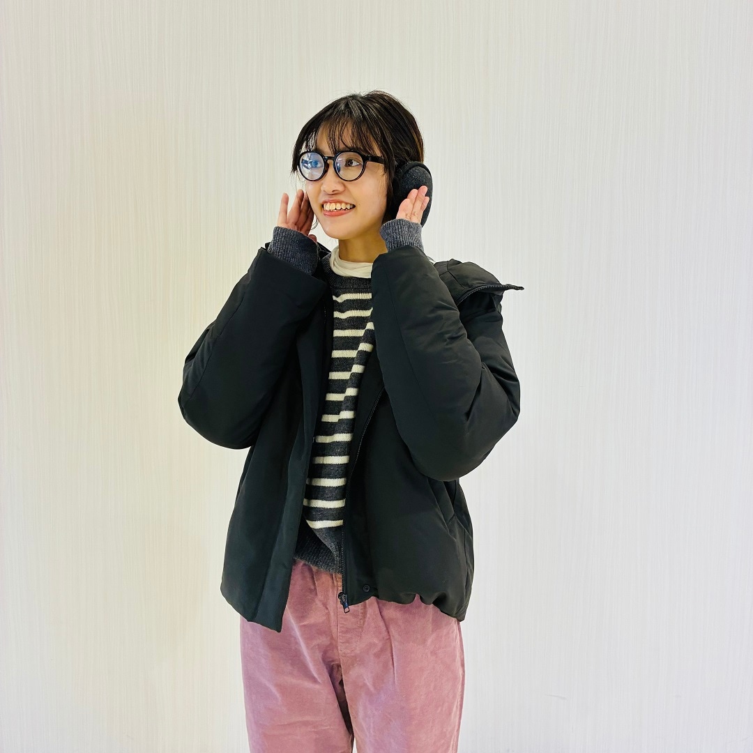 婦人ダウンジャケットコーデ