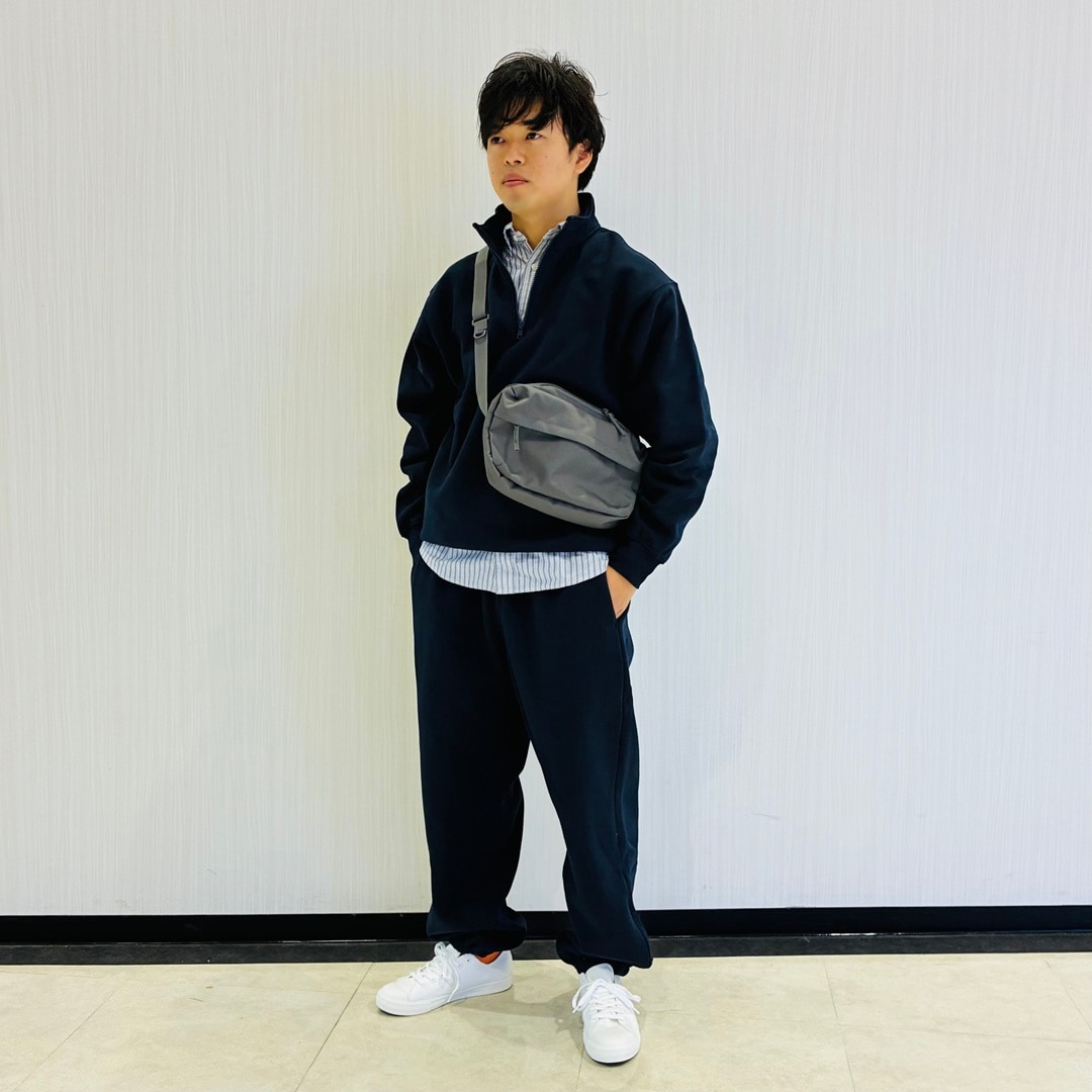 紳士スウェットコーデ