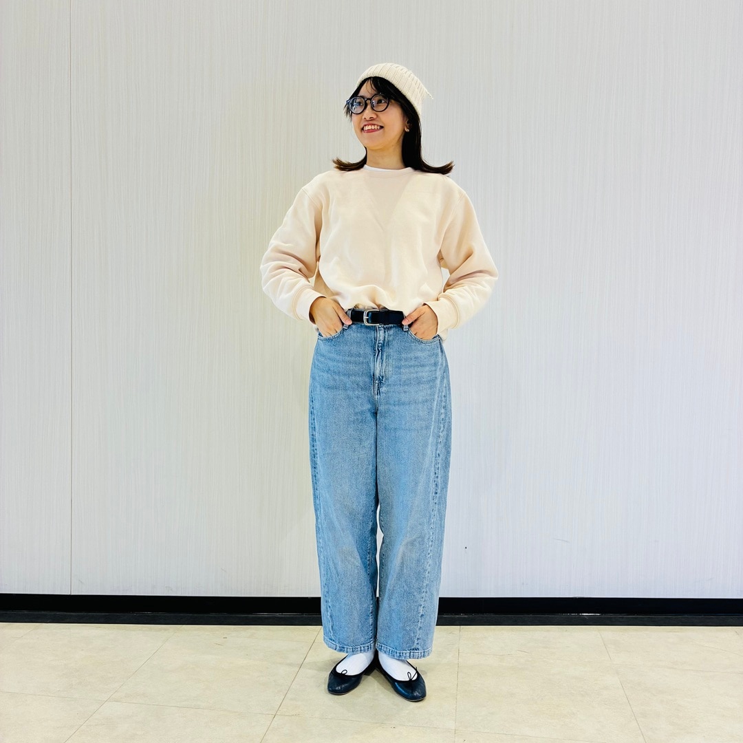 婦人コクーンパンツコーデ