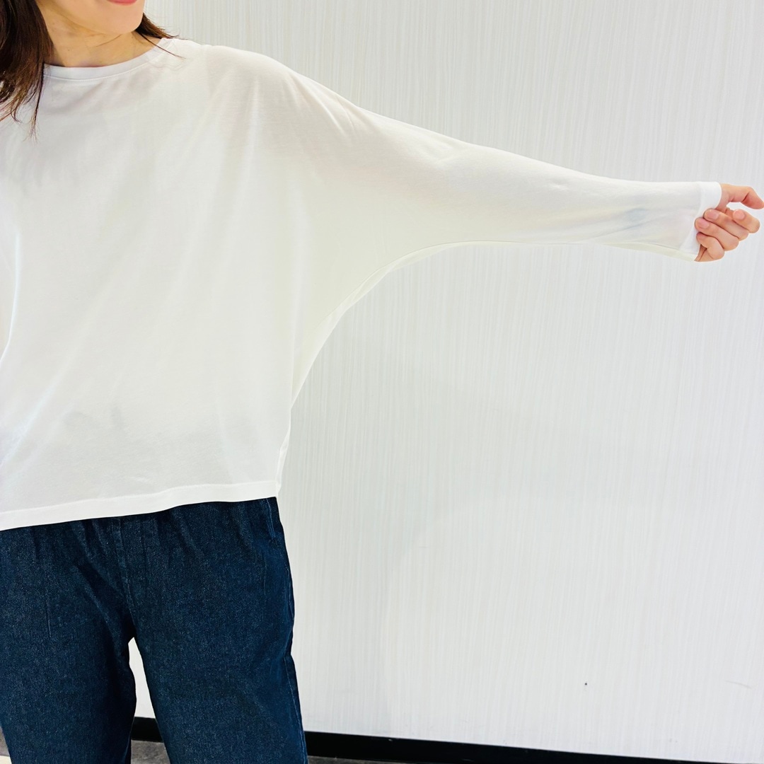 婦人なめらか天竺Tコーデ