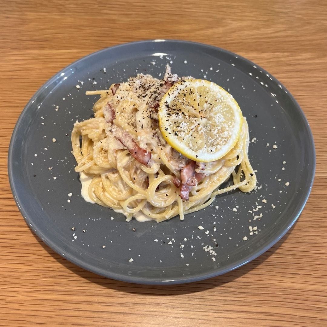 【アピタ島田】レモンクリームパスタ　完成系