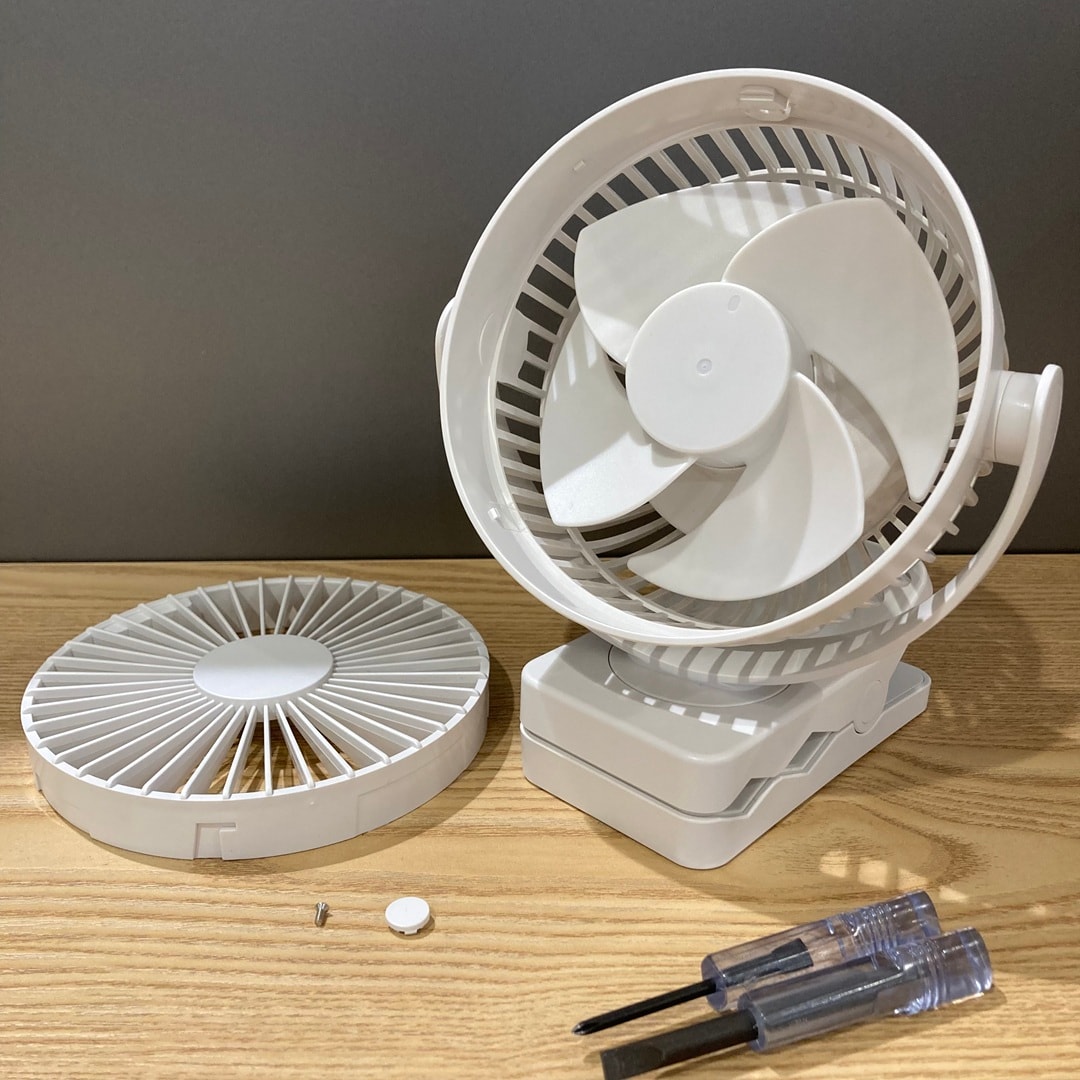 ハンディファン分解写真