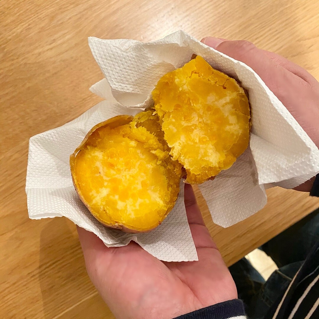 焼き芋完成