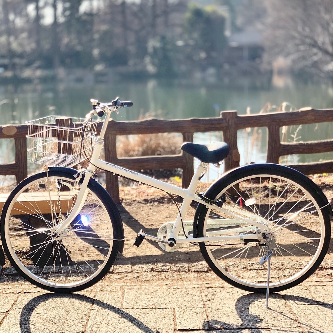 自転車横から