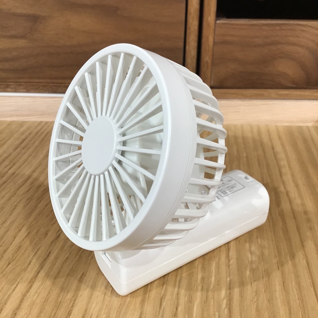コンパクトハンディファン　折れたところ