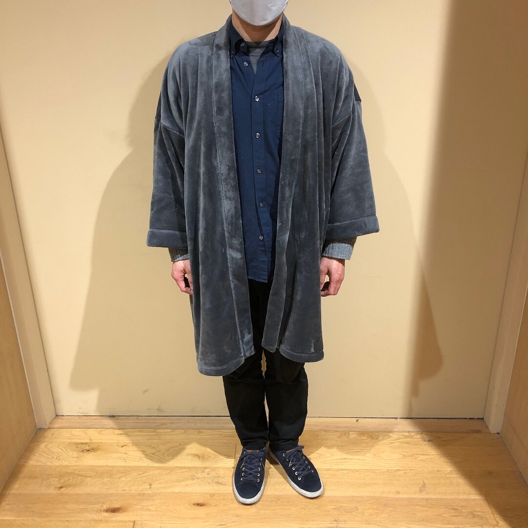 男性スタッフの着用画像。