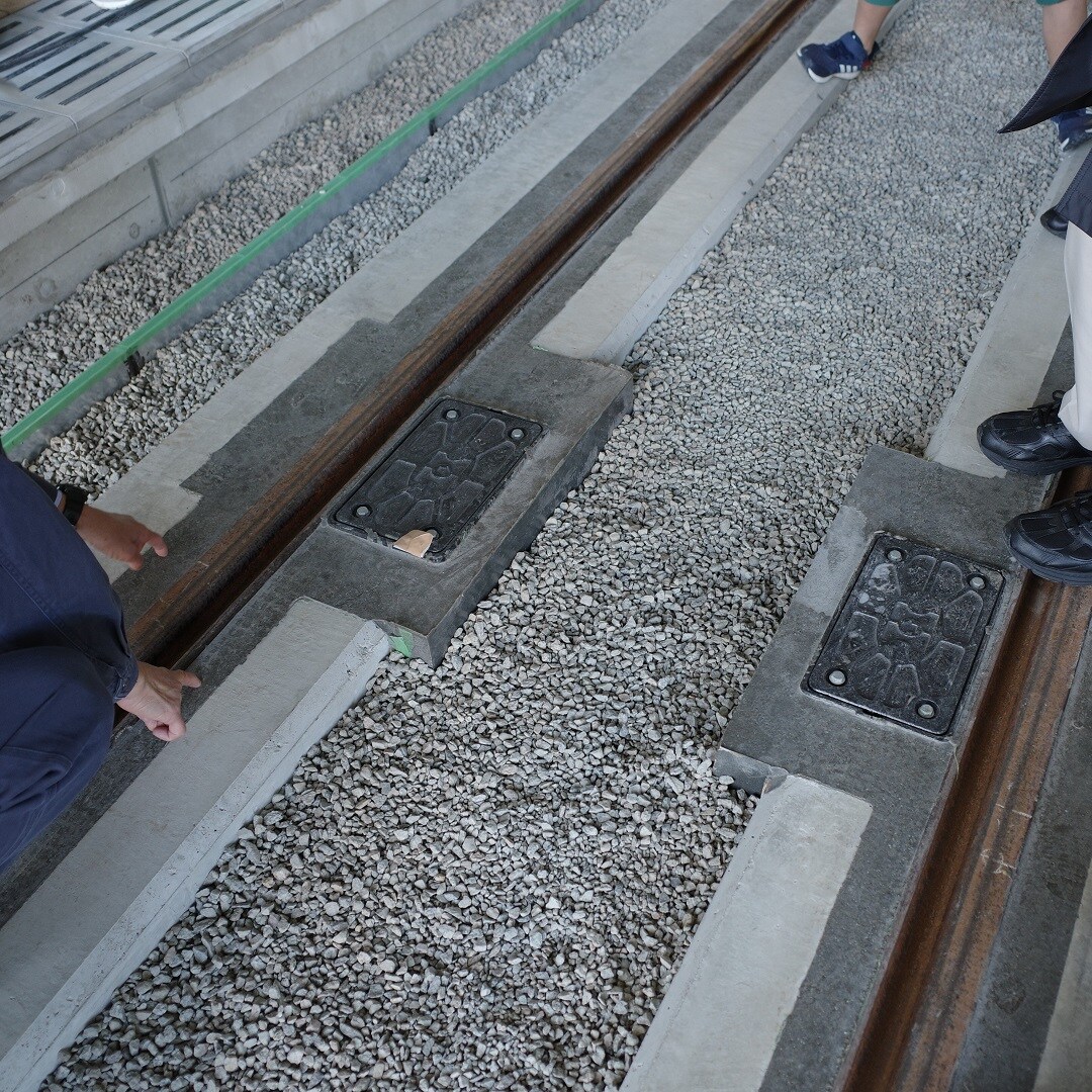 【マリエとやま】線路接写