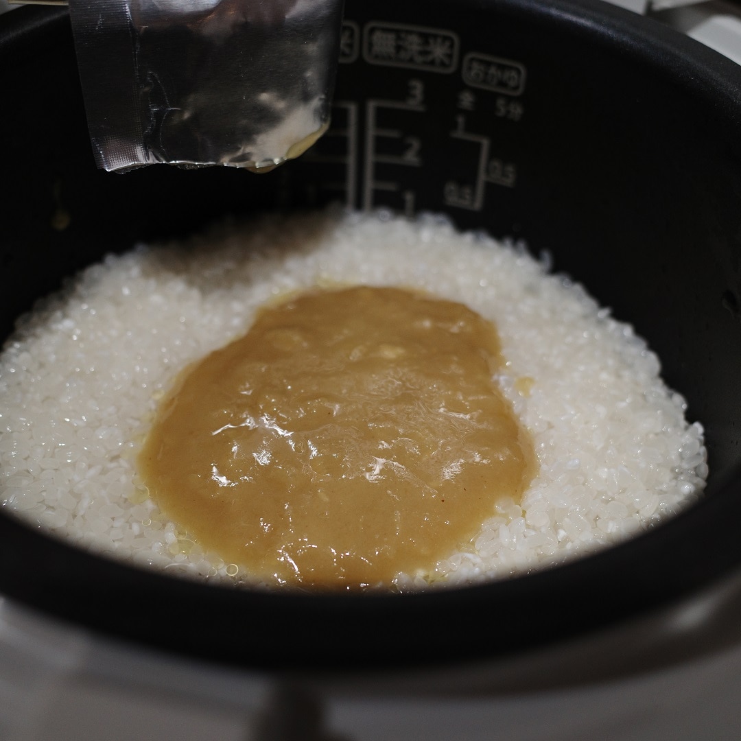 【マリエとやま】ごはん炊く前
