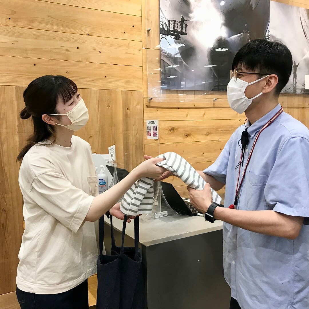 無印良品の服を回収しています