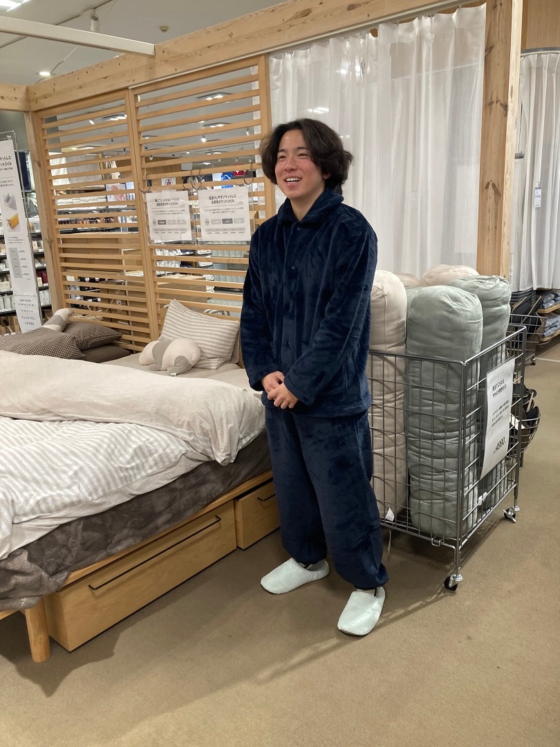 紳士着る毛布パジャマ