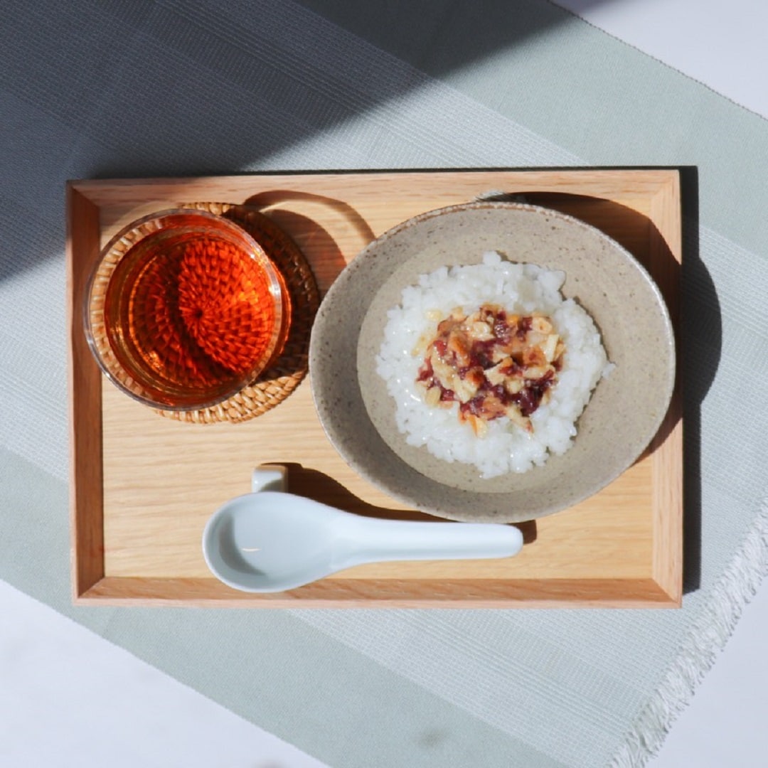 ほぐされた状態のお茶漬け