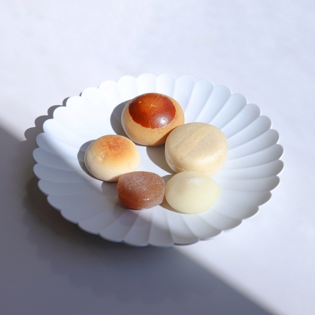 お皿に乗った和菓子たち