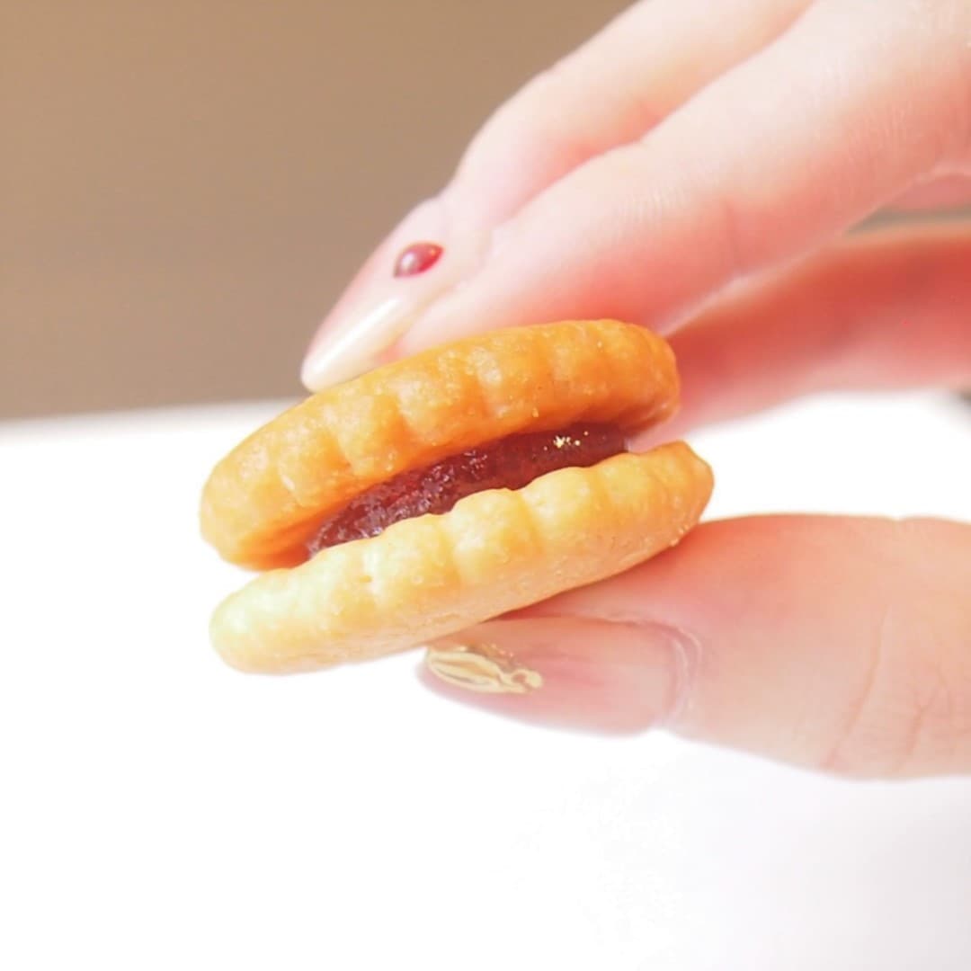 りんごジャムサンドクッキーの写真