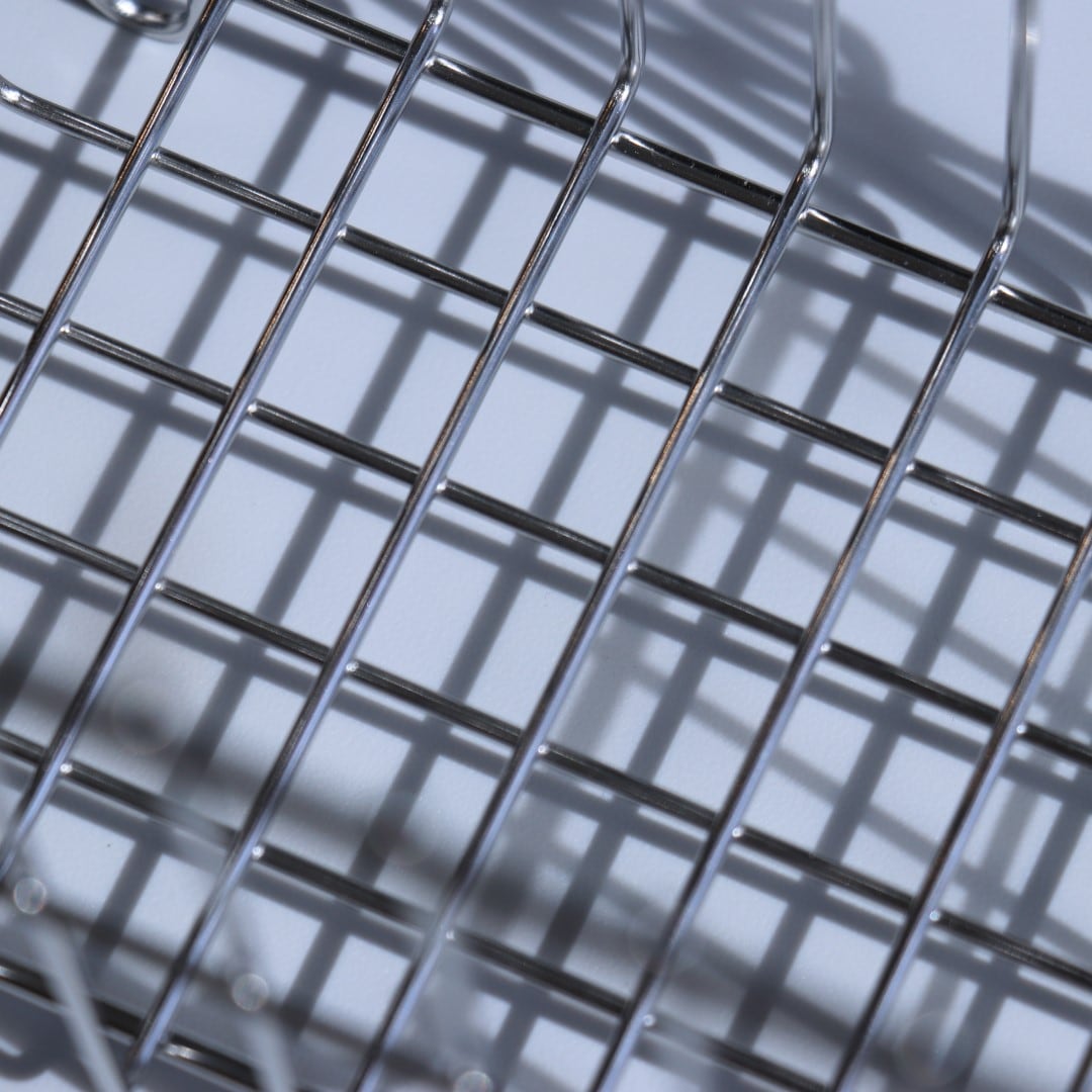 ステンレスボトルラックの写真