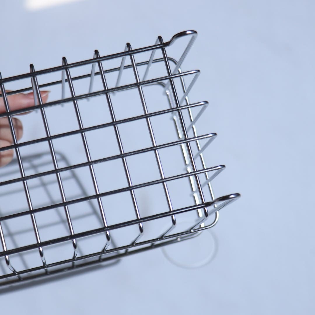 ステンレスボトルラックの写真