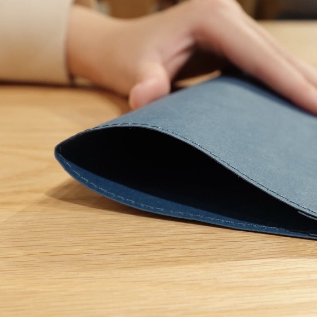 ジーンズラベルノートカバーの写真