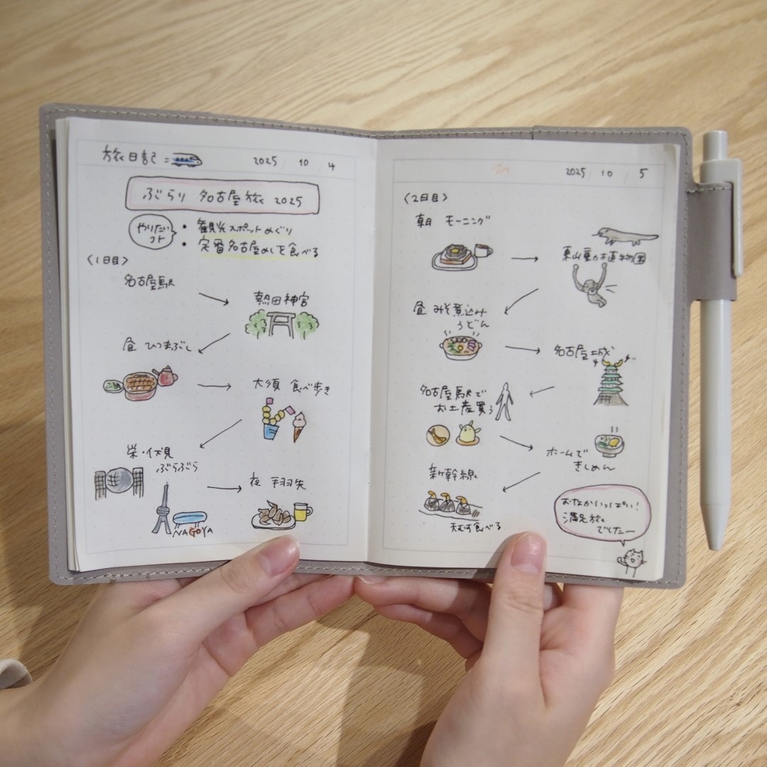 ジーンズラベルノートカバーの写真